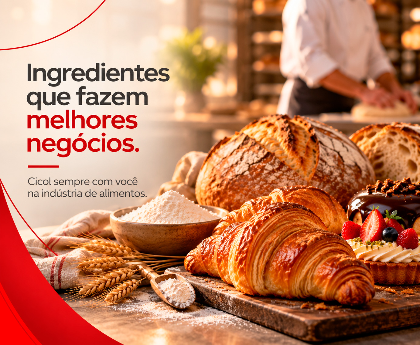 Atendimento CICOL para panificação, confeitaria e food service